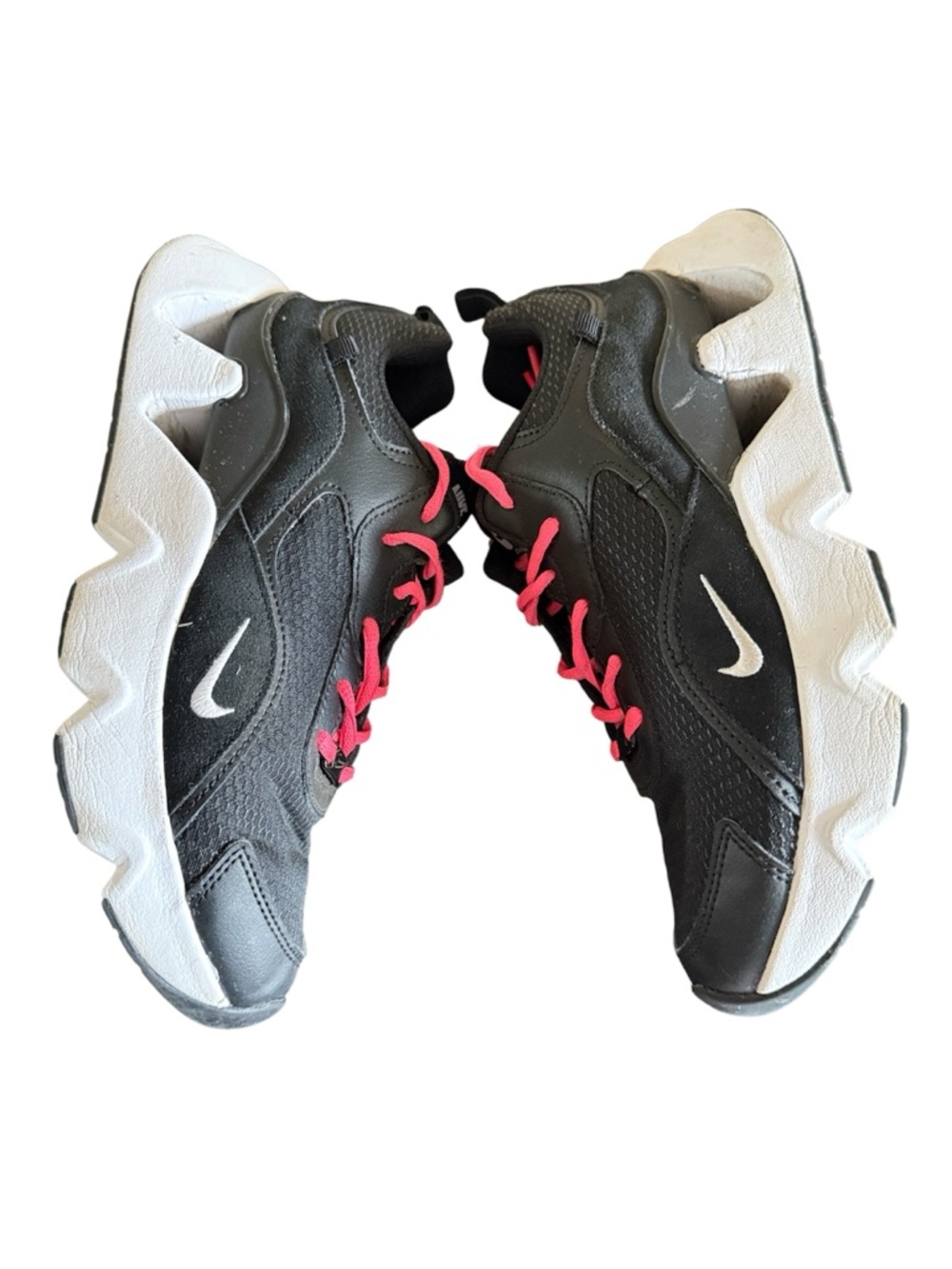 Nike Women’s RYZ 365 2 Athletic Sneakers Black White Pink Size 8.5